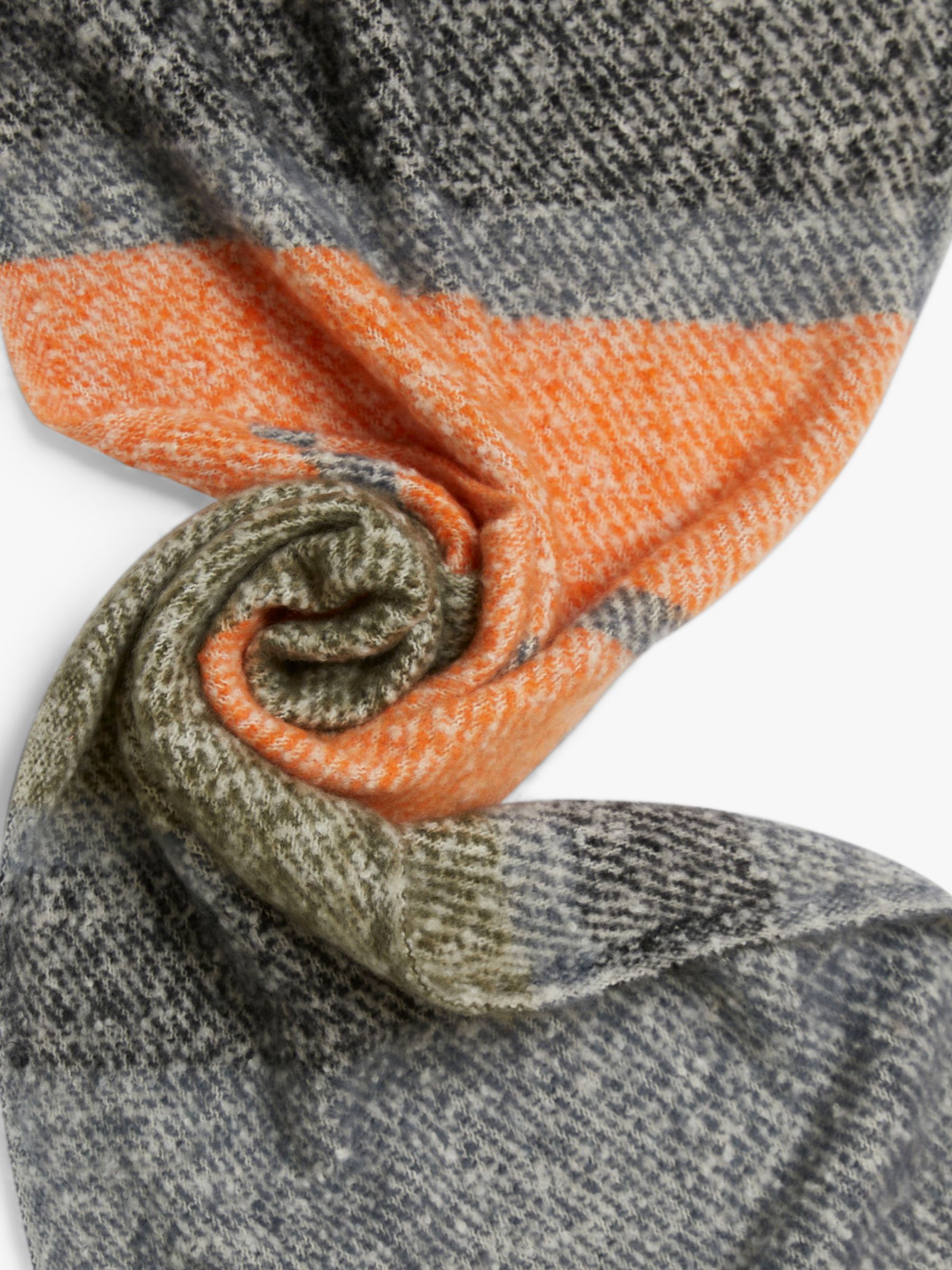 Buy James Lakeland Asymmetrical Stripe Scarf, Multi Online at johnlewis.com