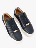 Carvela Connected Leather Zip Chunky Trainers