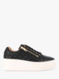 Carvela Connected Leather Zip Chunky Trainers