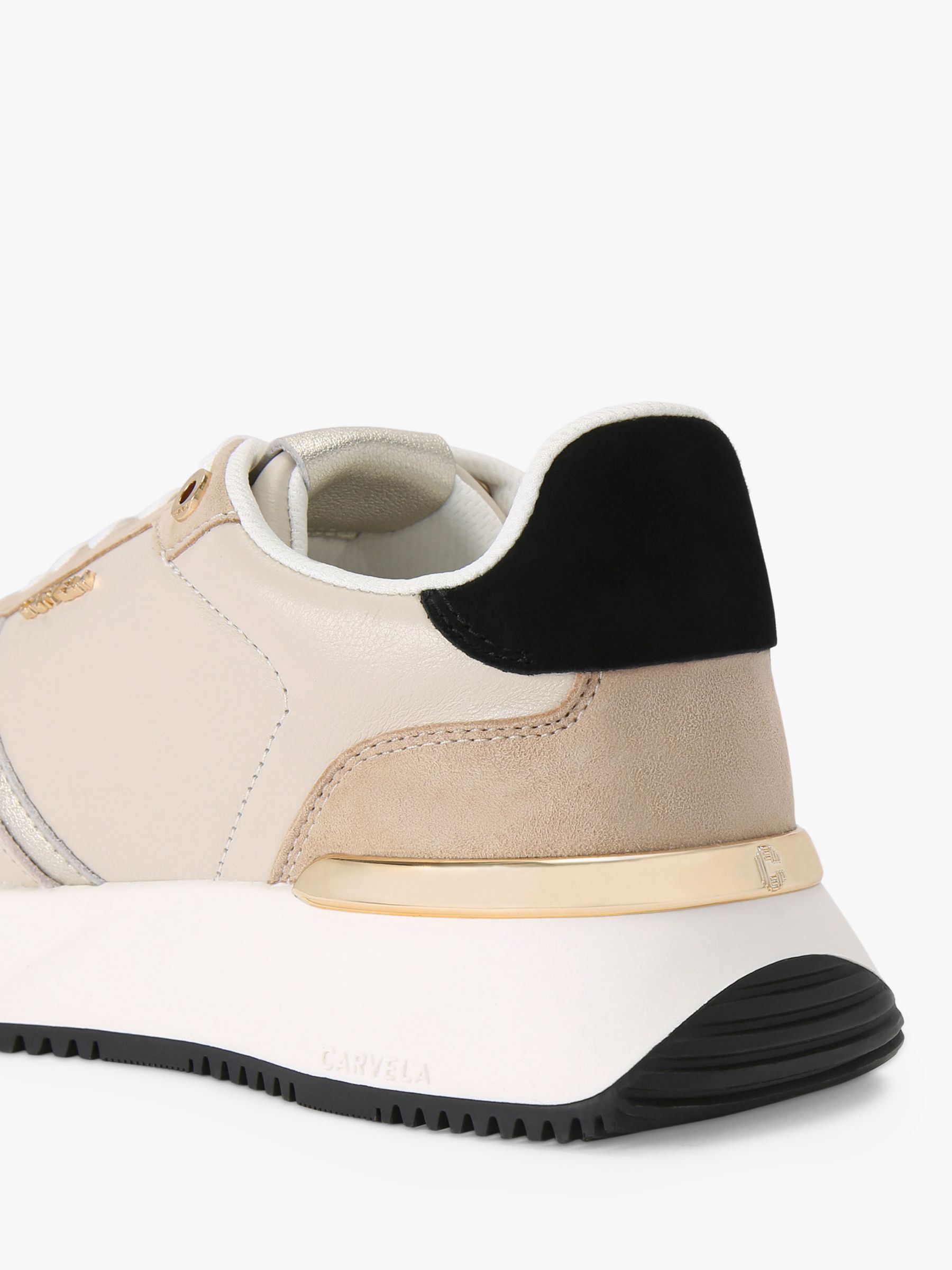 Buy Carvela Flare Leather Trainers Online at johnlewis.com