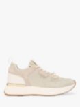 Carvela Flare Knit Trainers, Natural Cream