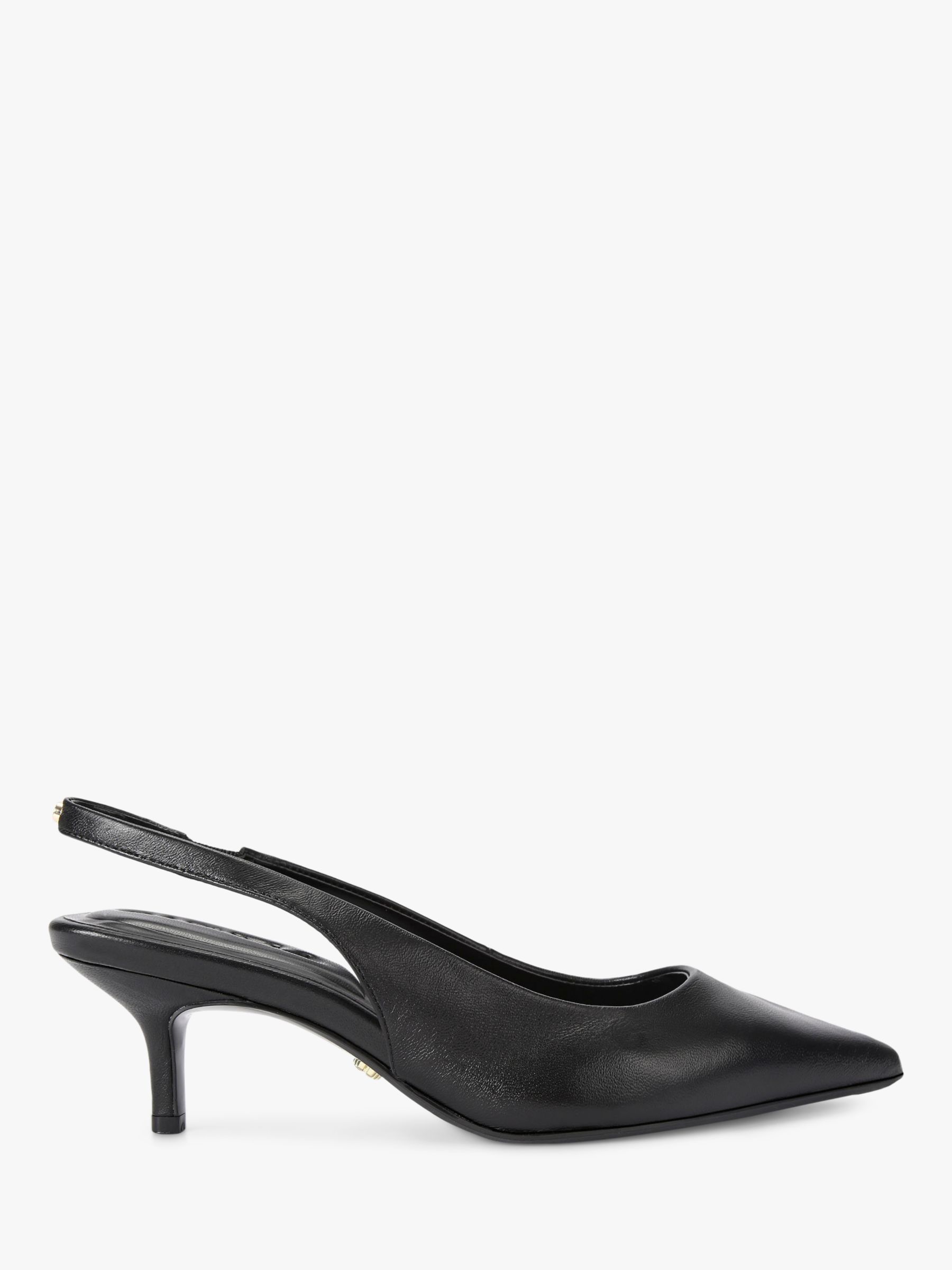 Carvela Rive Sling Back Court Shoes, Black at John Lewis & Partners