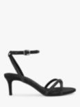 Carvela Stargaze Embellished Mid Heel Sandals, Black