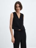 Mango Iguana Waistcoat, Black