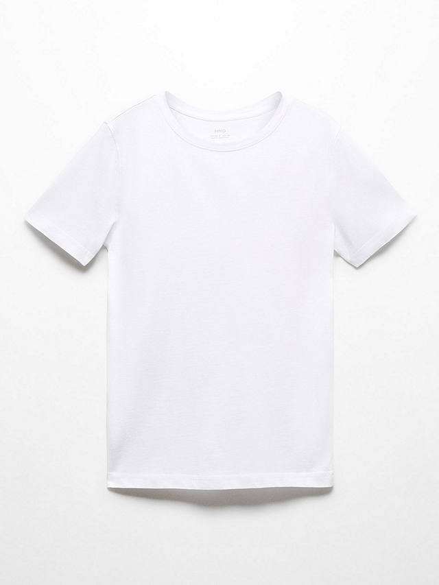 Mango Chalaca Cotton T-Shirt, White