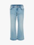 MY ESSENTIAL WARDROBE Dango 114 Flared Leg Cropped Jeans, Medium Blue Wash