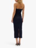 MY ESSENTIAL WARDROBE Ayo 158 Strapless Denim Dress, Dark Blue Un-Wash