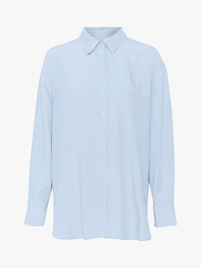 MY ESSENTIAL WARDROBE Tulla Casual Fit Button Up Shirt, Light Blue