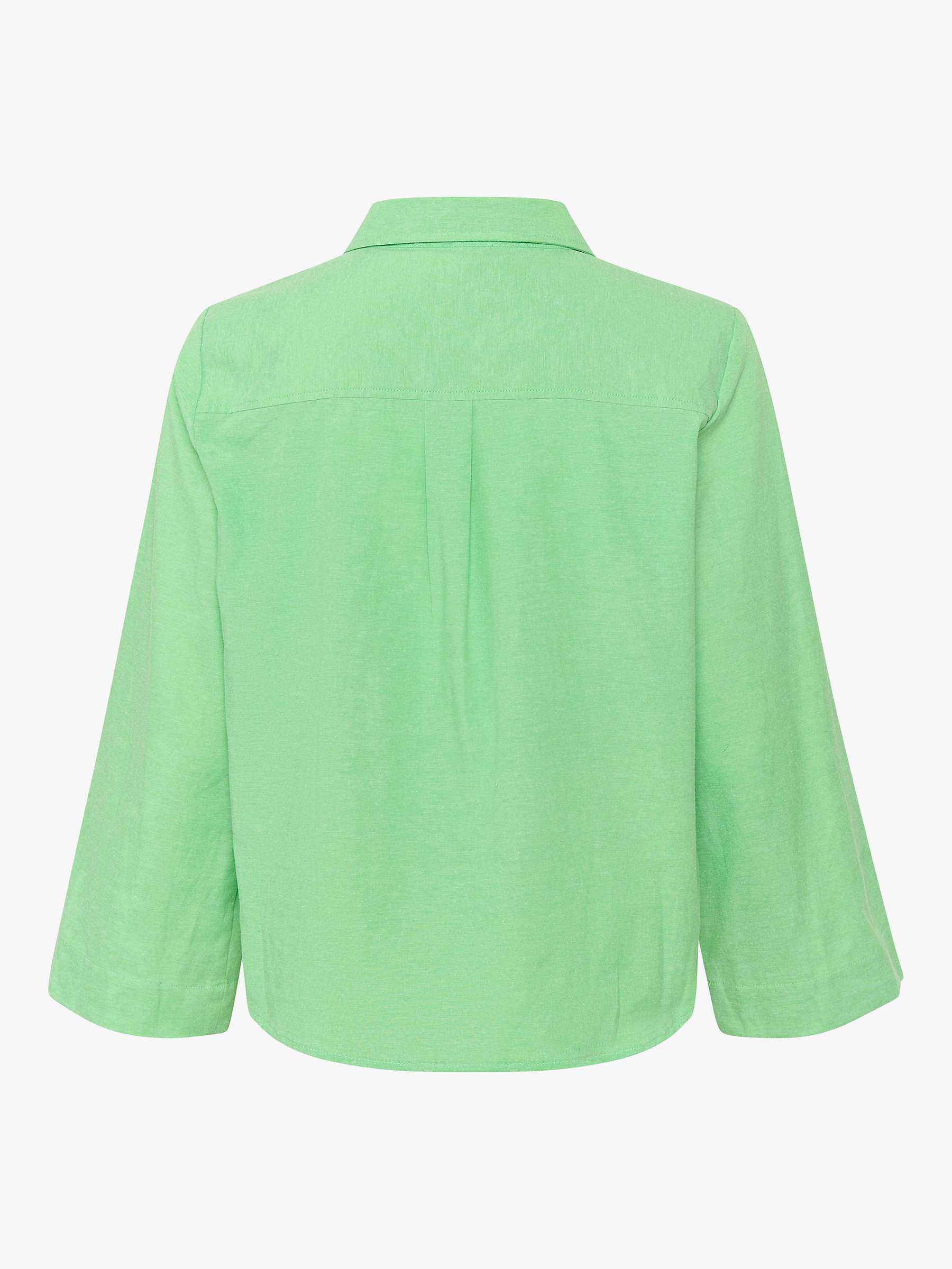 Buy MY ESSENTIAL WARDROBE Zenia Casual Fit Button Up Shirt, Irish Green Melange Online at johnlewis.com