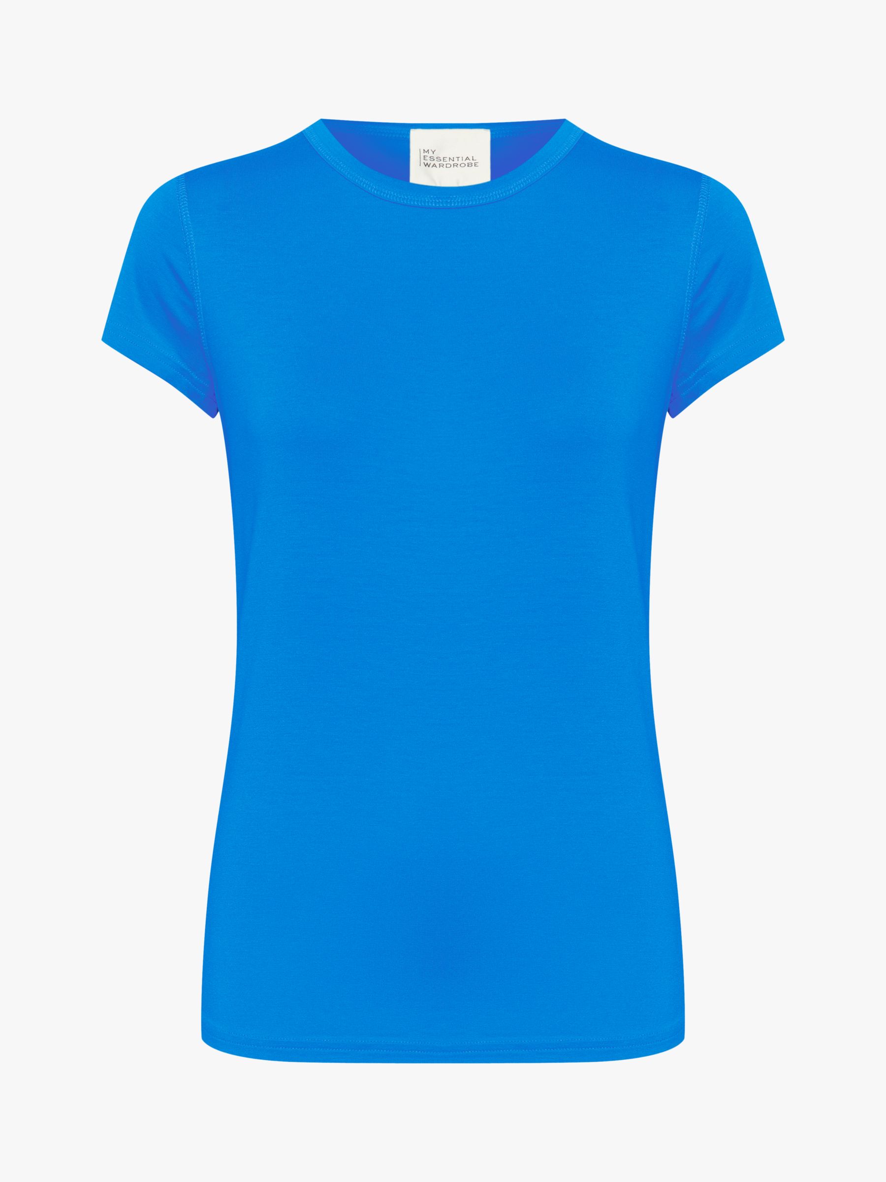Buy MY ESSENTIAL WARDROBE The Modal Tee, Directoire Blue Online at johnlewis.com