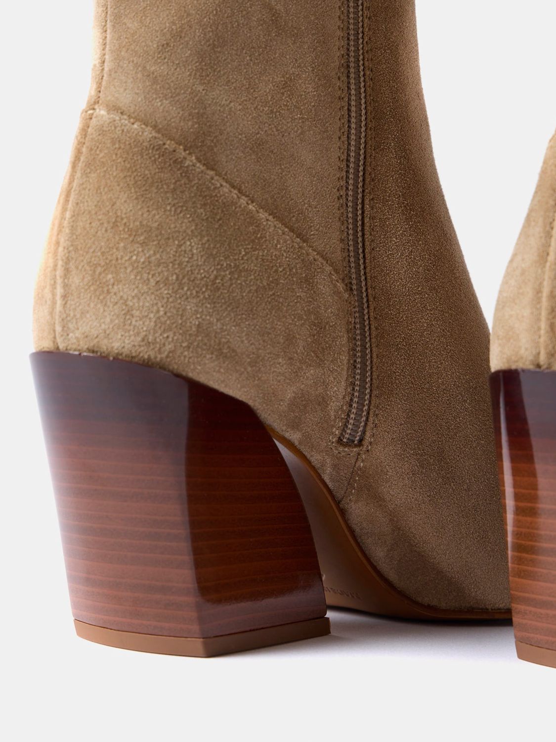Buy Mint Velvet Angled Heel Suede Ankle Boots Online at johnlewis.com