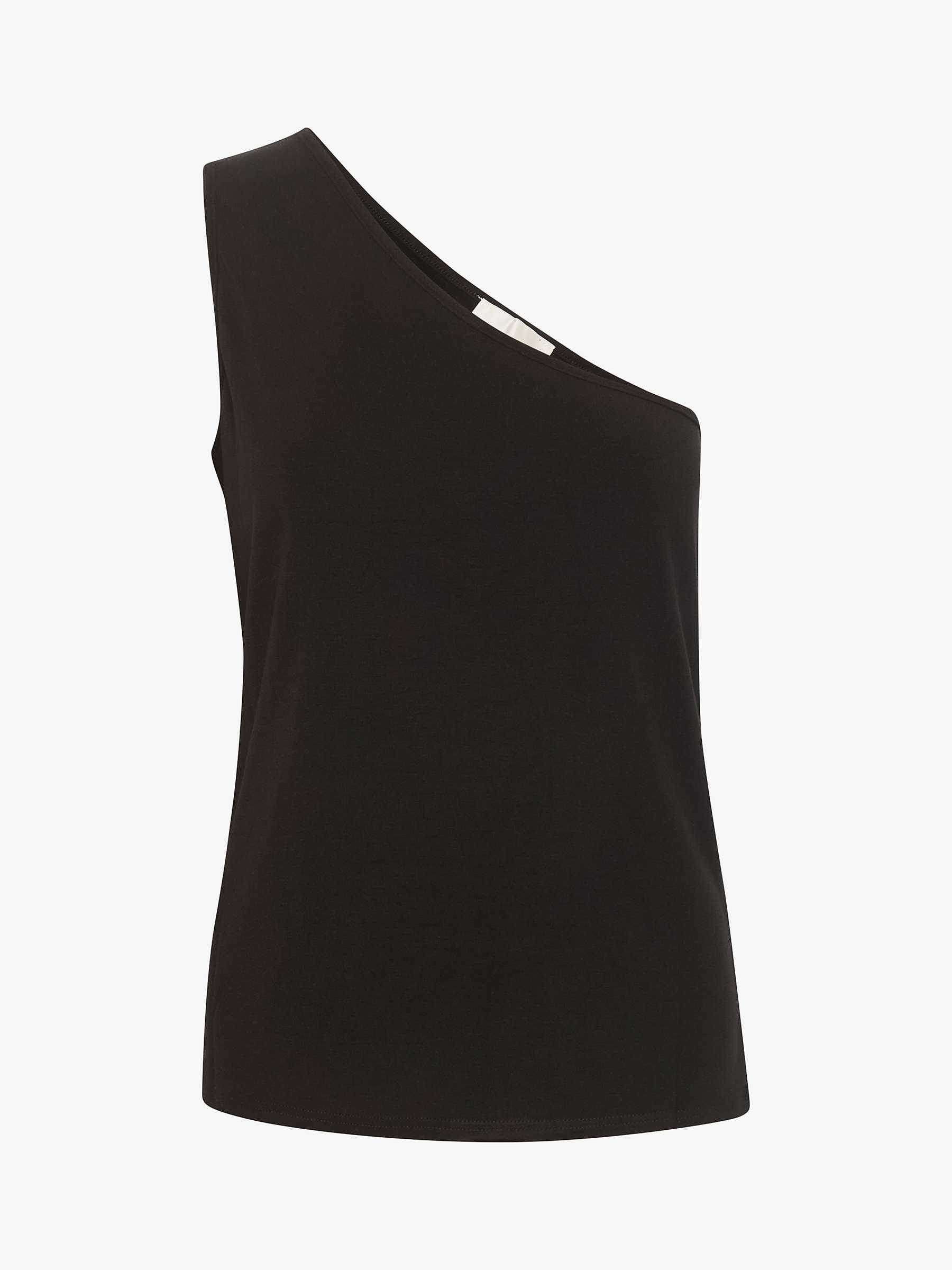 Buy MY ESSENTIAL WARDROBE Nupti One Shoulder Slim Fit Top, Black Online at johnlewis.com