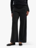 MY ESSENTIAL WARDROBE Elle Wide Leg Trousers, Black