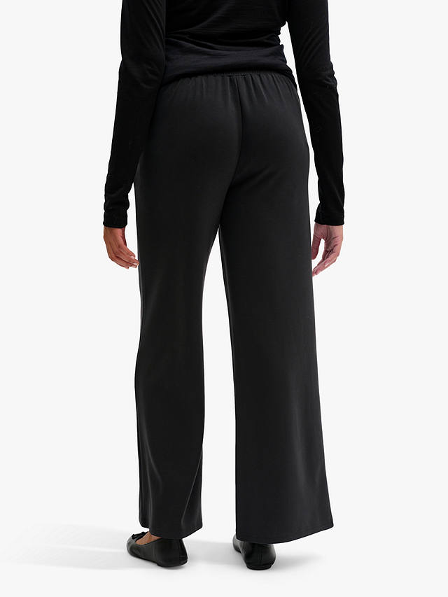 MY ESSENTIAL WARDROBE Elle Wide Leg Trousers, Black