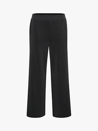 MY ESSENTIAL WARDROBE Elle Wide Leg Trousers, Black