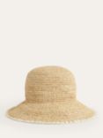 Boden Rafia Bucket Hat, Natural