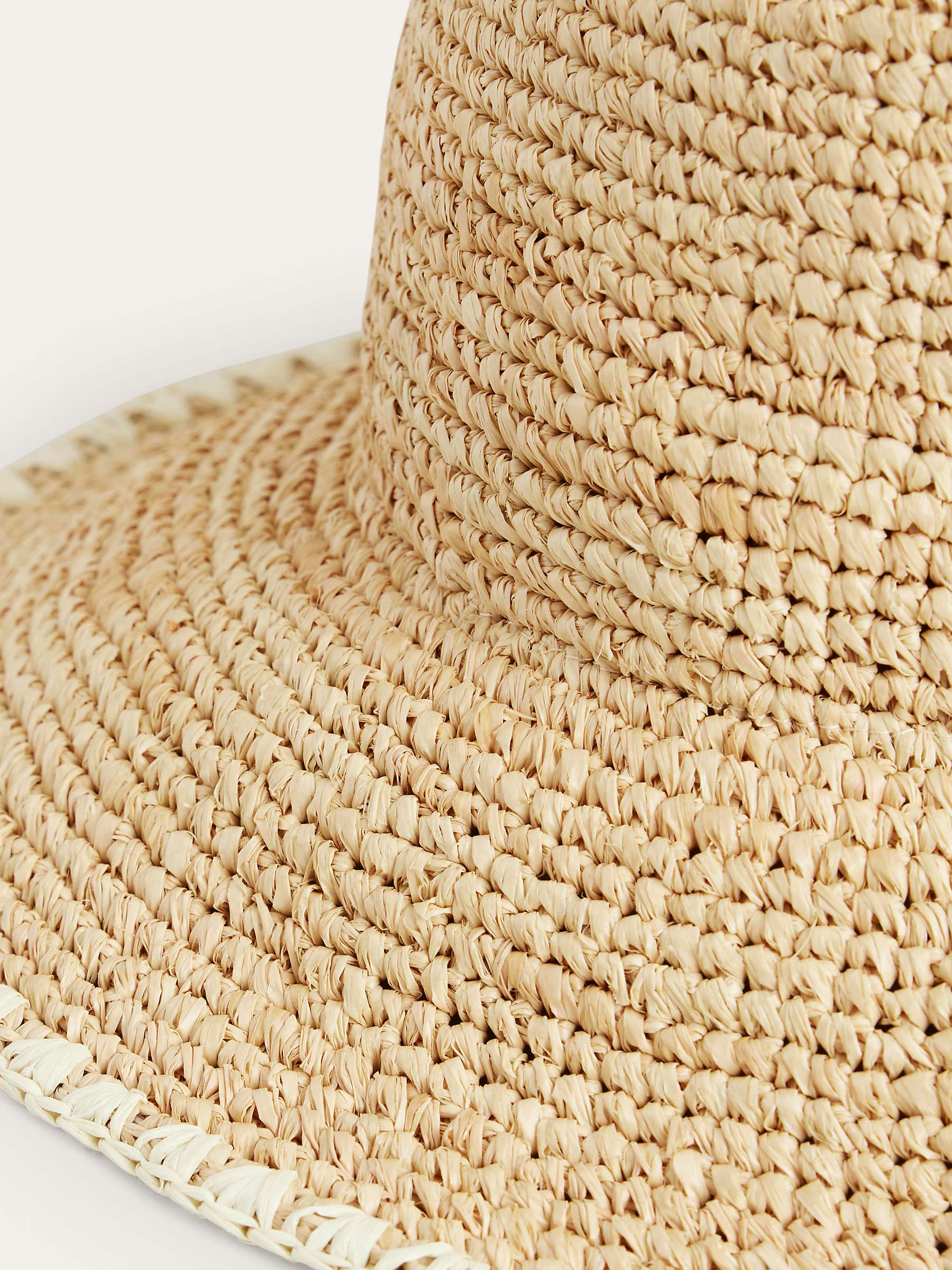 Buy Boden Rafia Bucket Hat, Natural Online at johnlewis.com