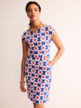 Boden Florrie Abstract Tile Print Mini Dress, Multi, Multi