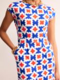 Boden Florrie Abstract Tile Print Mini Dress, Multi