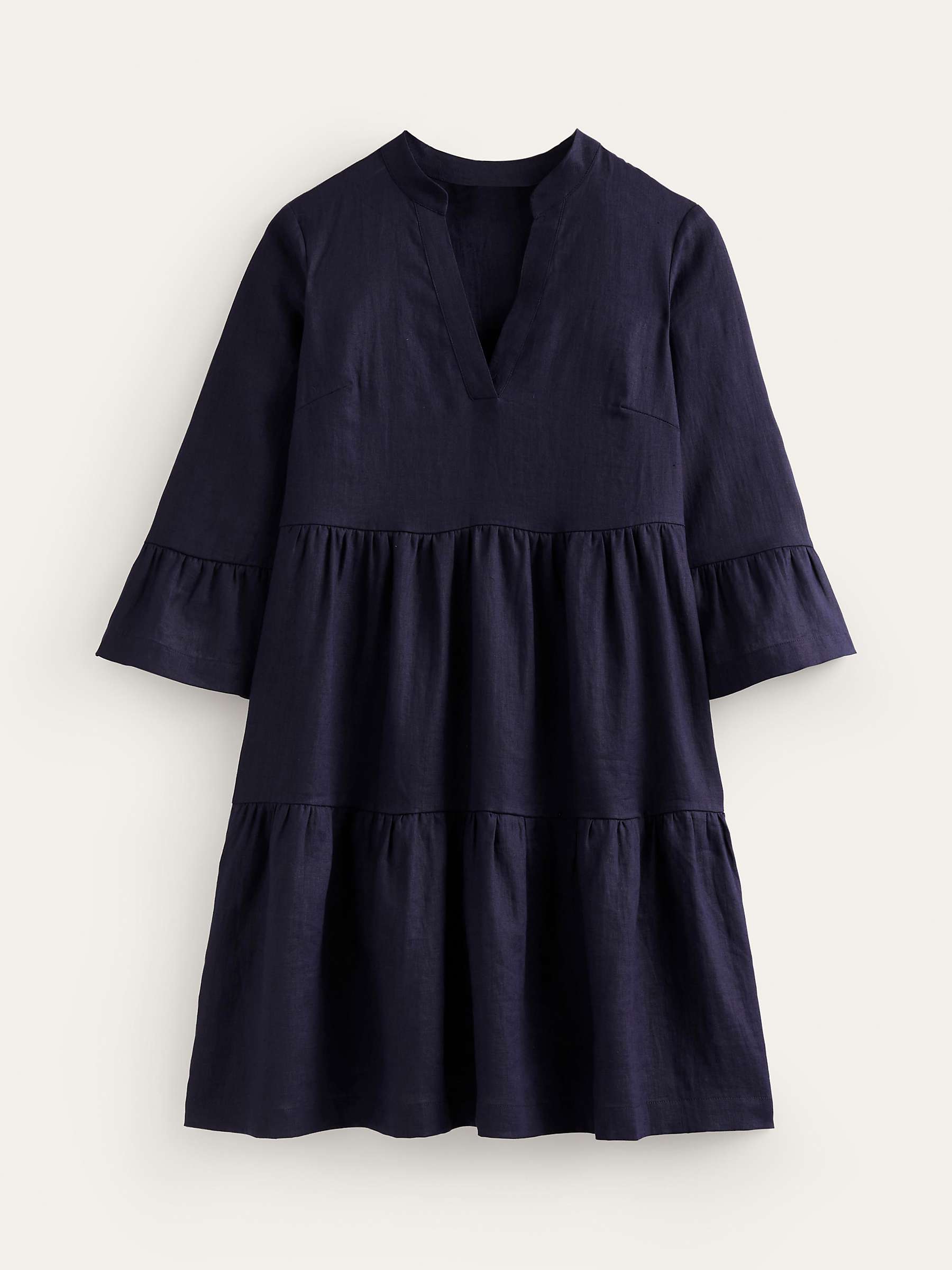 Buy Boden Sophia Tiered Linen Mini Dress Online at johnlewis.com