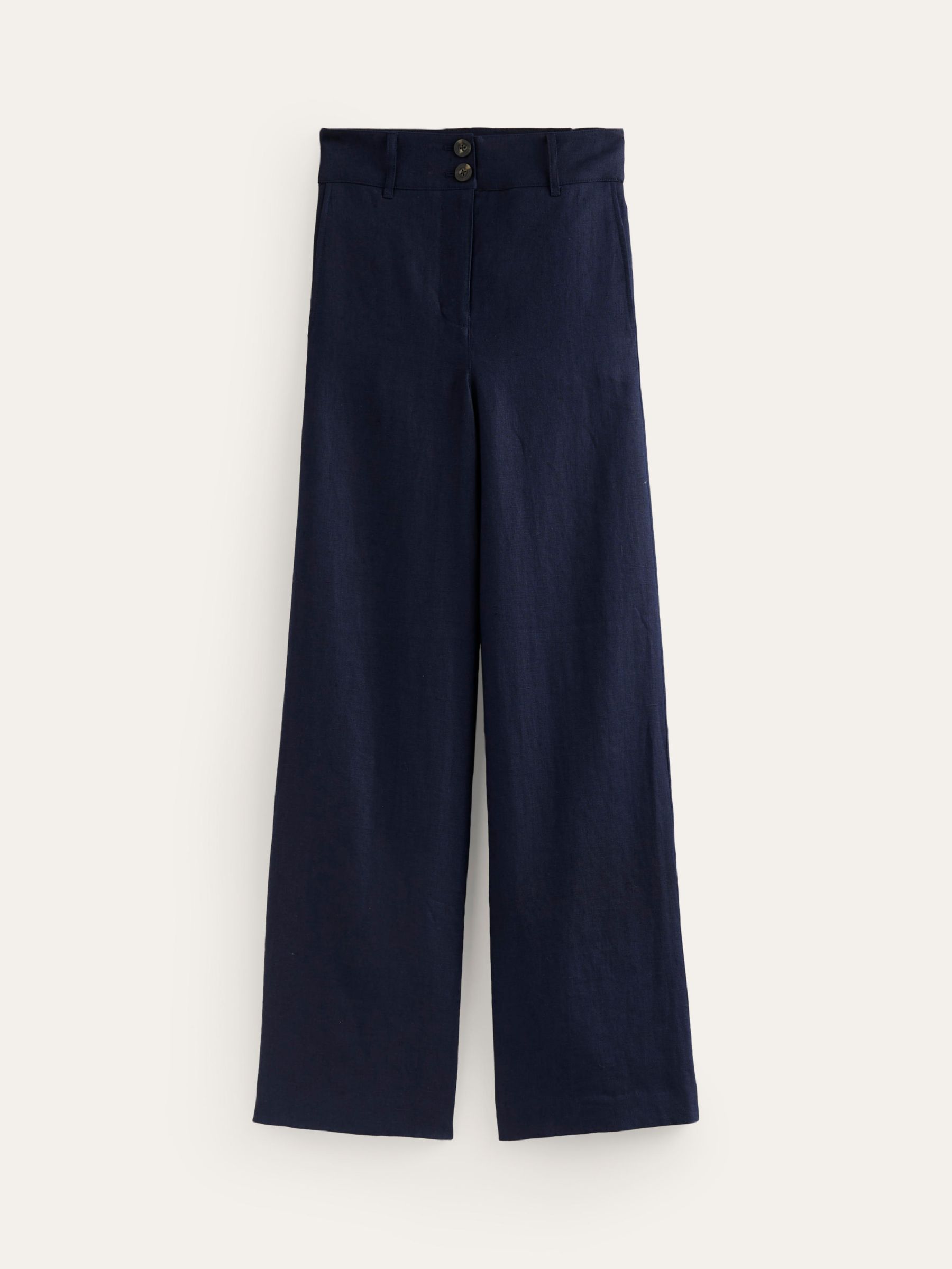 Buy Boden Westbourne Wide Leg Linen Trousers Online at johnlewis.com