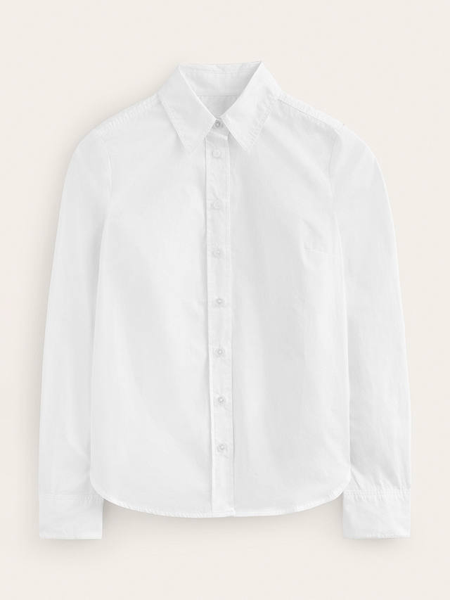 Boden Sienna Cotton Shirt, White