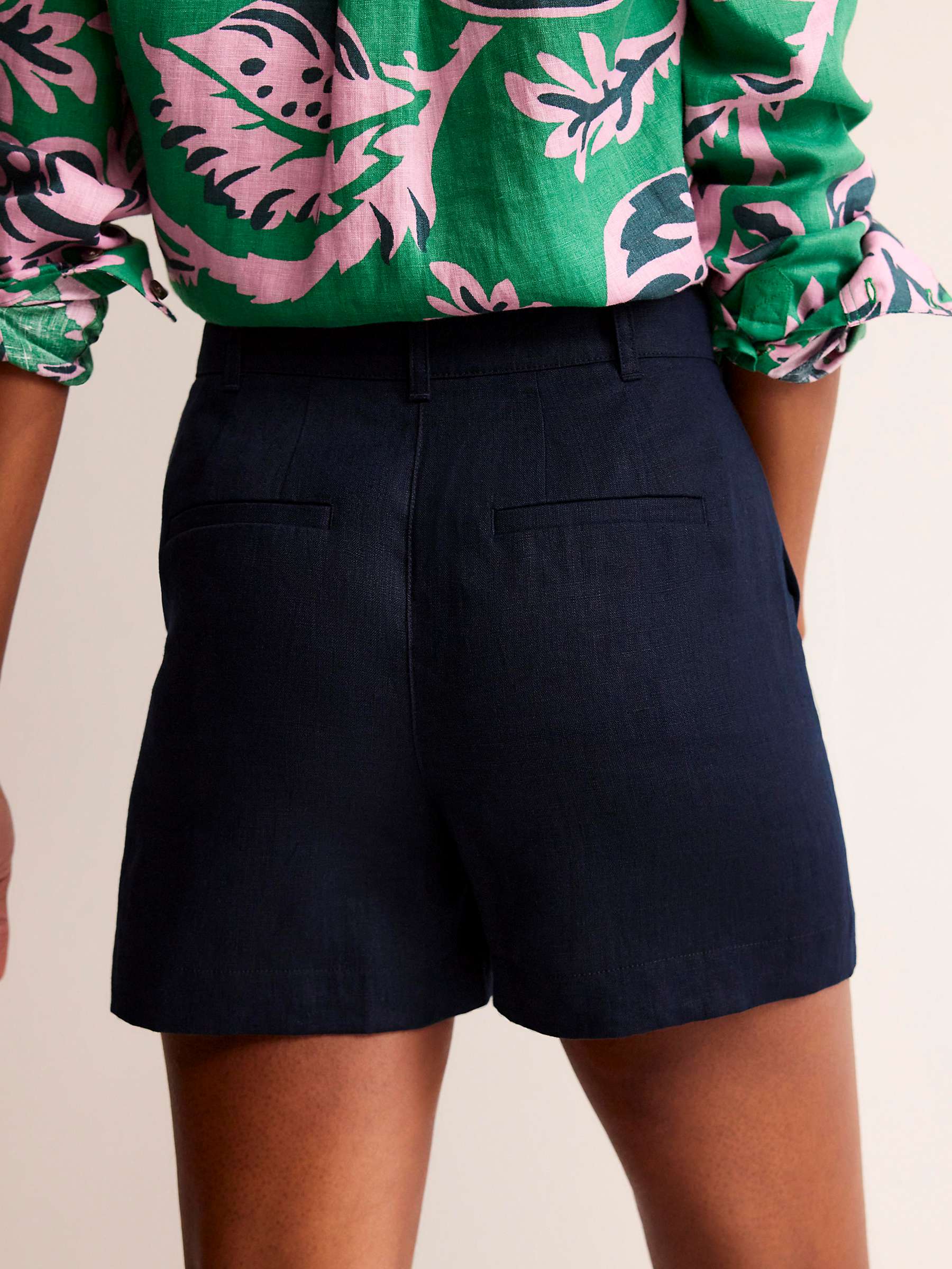 Buy Boden Westbourne Linen Shorts Online at johnlewis.com