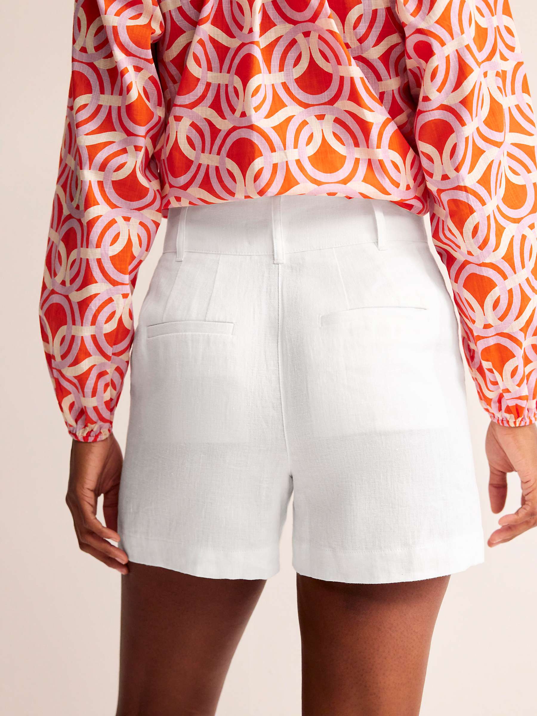 Buy Boden Westbourne Linen Shorts Online at johnlewis.com