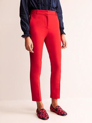 Boden Highgate Ponte Trousers, Hot Pepper