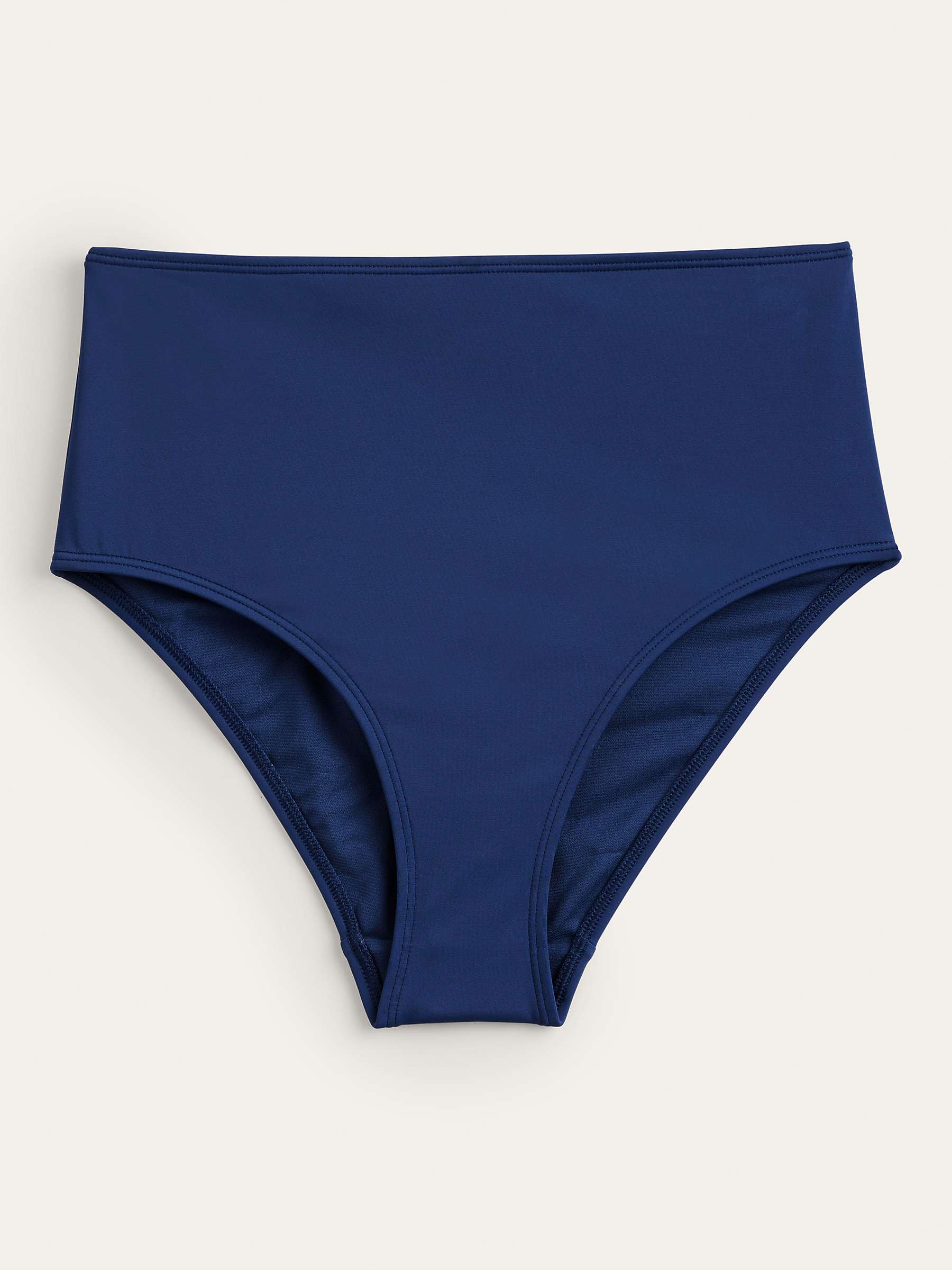 Buy Boden High Waisted Bikini Bottoms, French Navy Online at johnlewis.com