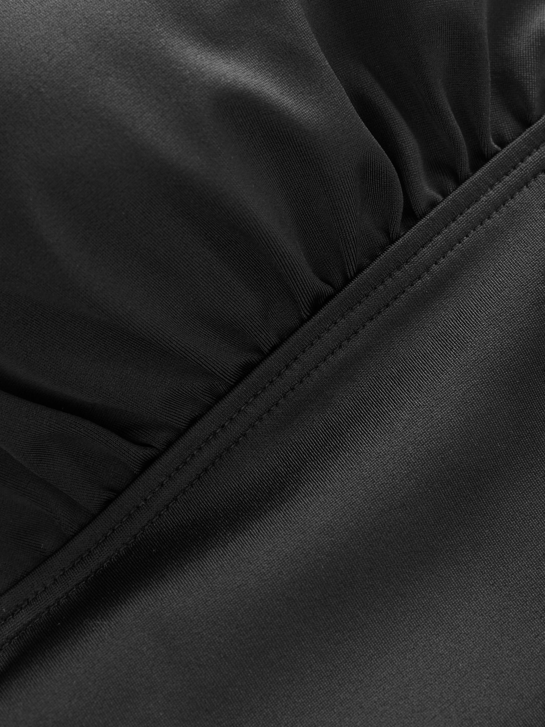 Boden Merano Plunge Halter Neck Swimsuit, Black at John Lewis & Partners