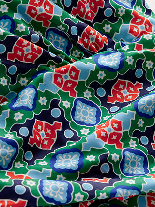 Boden Levanzo Geometric Coastal Tile Print Swimsuit, Green/Multi
