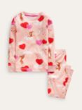 Mini Boden Kids' Heart Pyjama Set, Multi