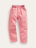 Mini Boden Kids' Heart Pockets Pull-On Trousers, Slipper Pink