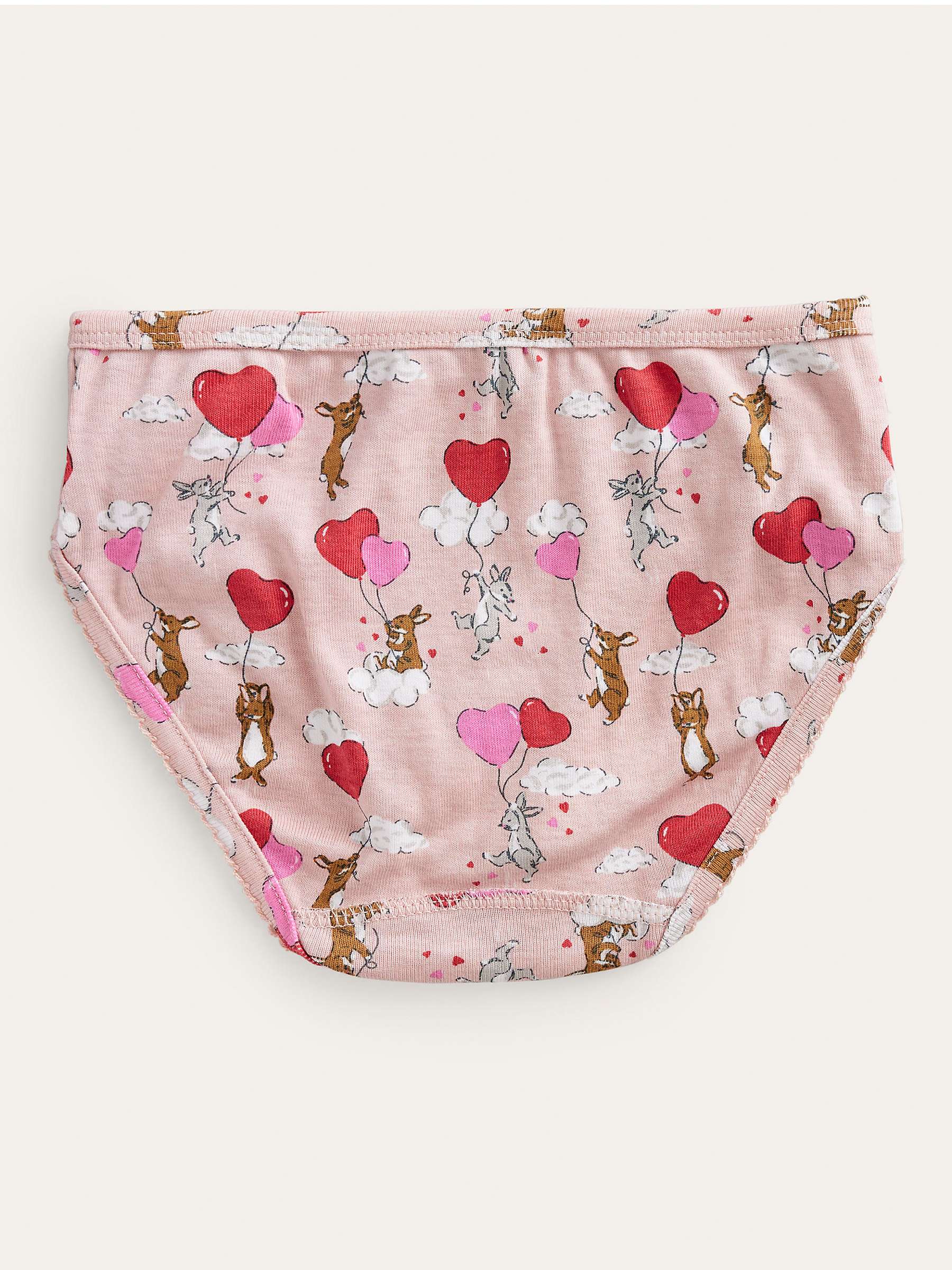 Buy Mini Boden Kids' Heart Knickers, Pack of 7, Multi Online at johnlewis.com