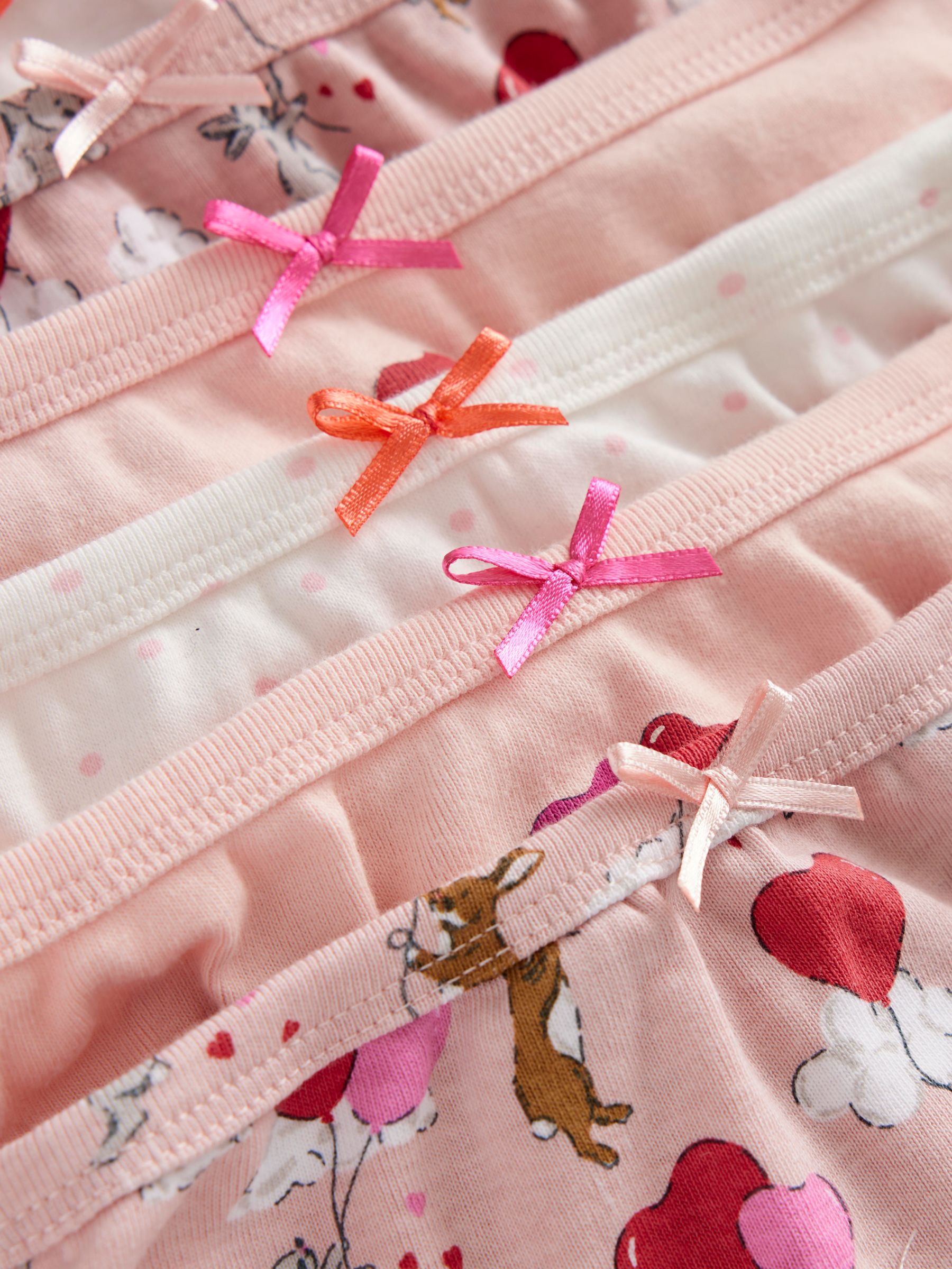 Buy Mini Boden Kids' Heart Knickers, Pack of 7, Multi Online at johnlewis.com