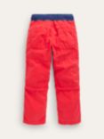 Mini Boden Kids' Zip-Off Techno Trousers, Firecracker Red