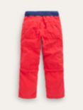 Mini Boden Kids' Zip-Off Techno Trousers, Firecracker Red, Firecracker Red