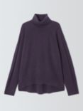 John Lewis Cashmere Ribbed Roll Neck Jumper