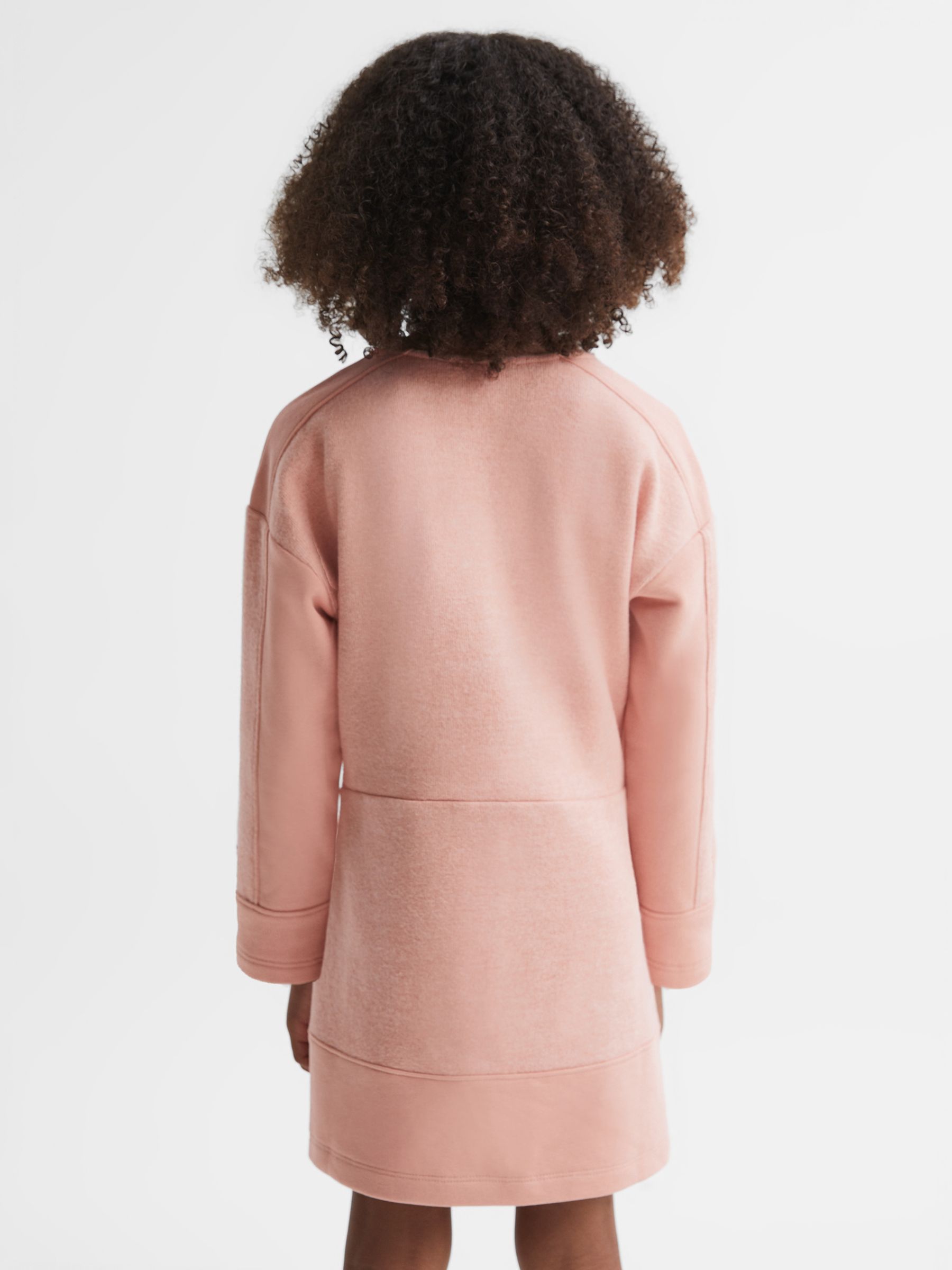 Buy Reiss Kids' Ella Jersey Dress, Apricot Online at johnlewis.com