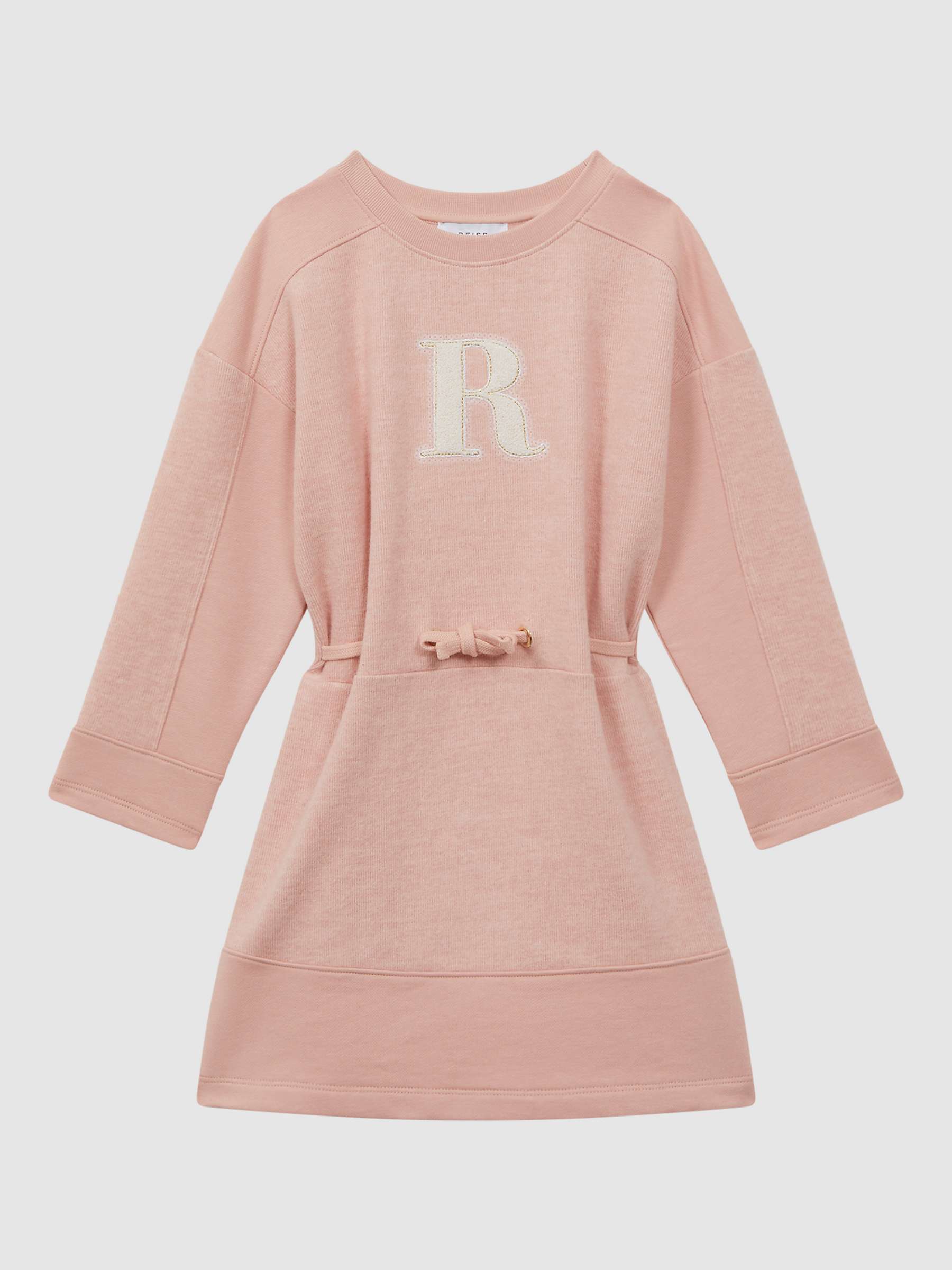 Buy Reiss Kids' Ella Jersey Dress, Apricot Online at johnlewis.com