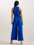 Ted Baker Julyan Wide Leg Jumpsuit, Bright Blue