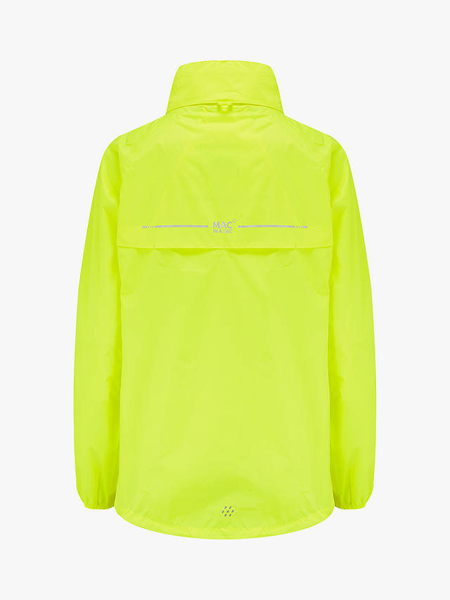 Mac In A Sac Origin II Unisex Packable Waterproof Jacket, Neon Yellow