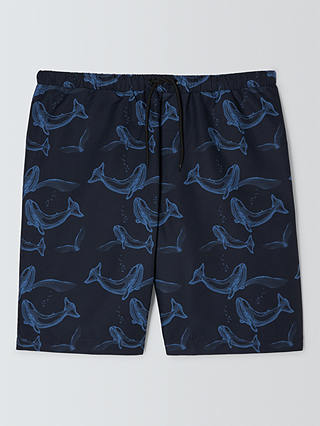 Their Nibs Whale Print Swim Shorts