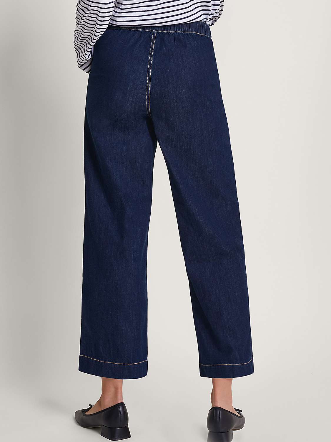 Buy Monsoon Harper Short Cropped Denim Trousers Online at johnlewis.com