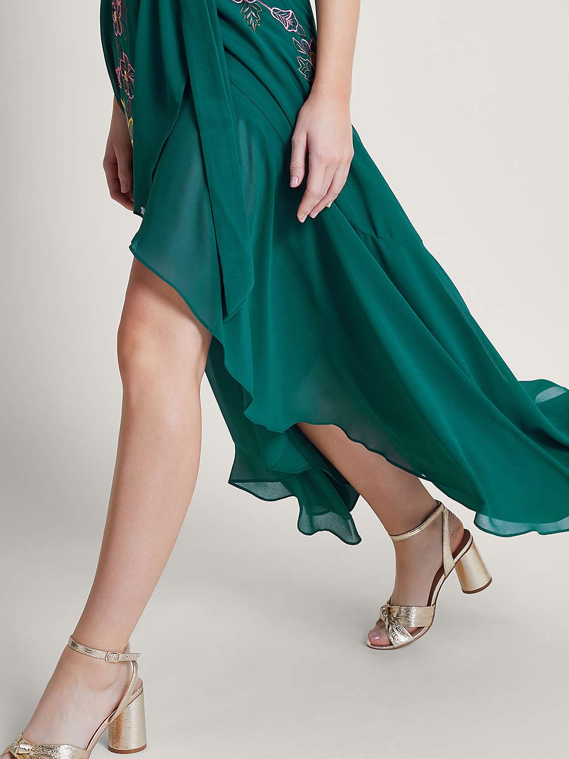 Buy Monsoon Wanda Wrap Maxi Dress, Teal Online at johnlewis.com