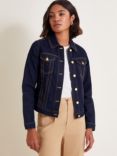 Monsoon Maya Denim Jacket, Indigo