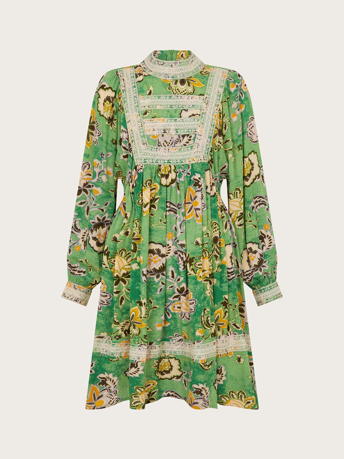 Buy Monsoon Juliet Ecovero Floral Dress, Multi Online at johnlewis.com