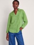 Monsoon Sofia Textured Shirt, Green