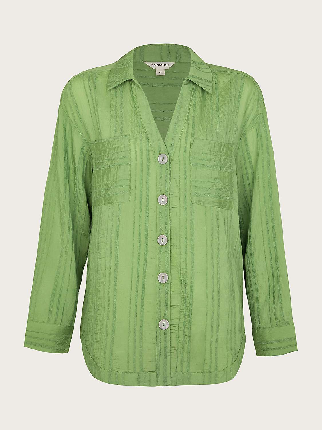 Buy Monsoon Sofia Textured Shirt Online at johnlewis.com